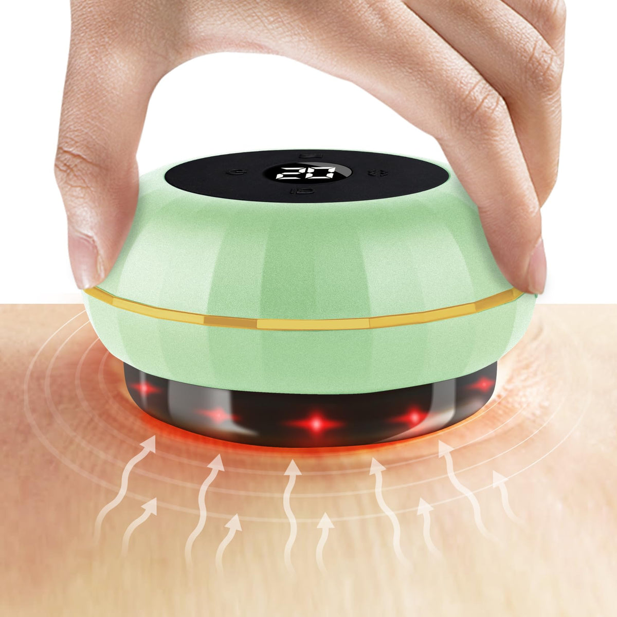 RIMAYA electric cupping therapy set front view for home-use convenience and relief