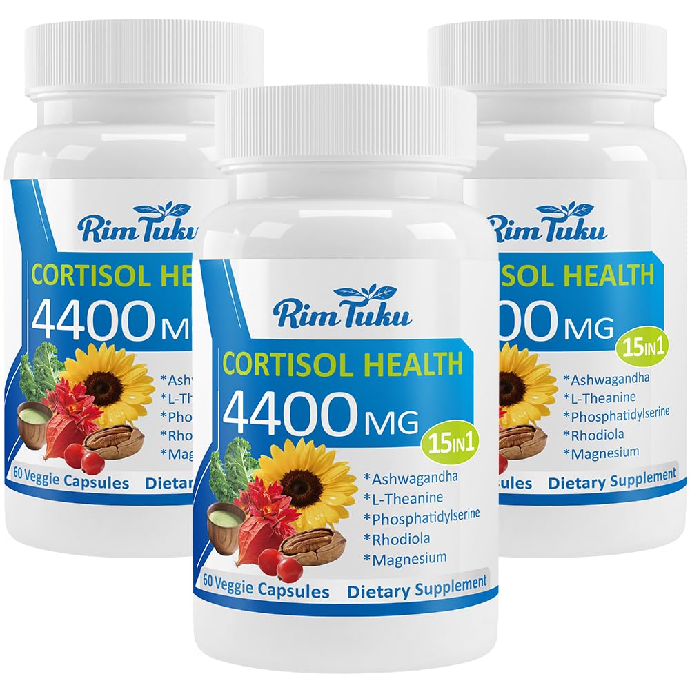 RimTuku cortisol supplement bottle front view for daily stress support