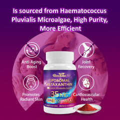RimTuku Liposomal Astaxanthin provides strong antioxidant protection.