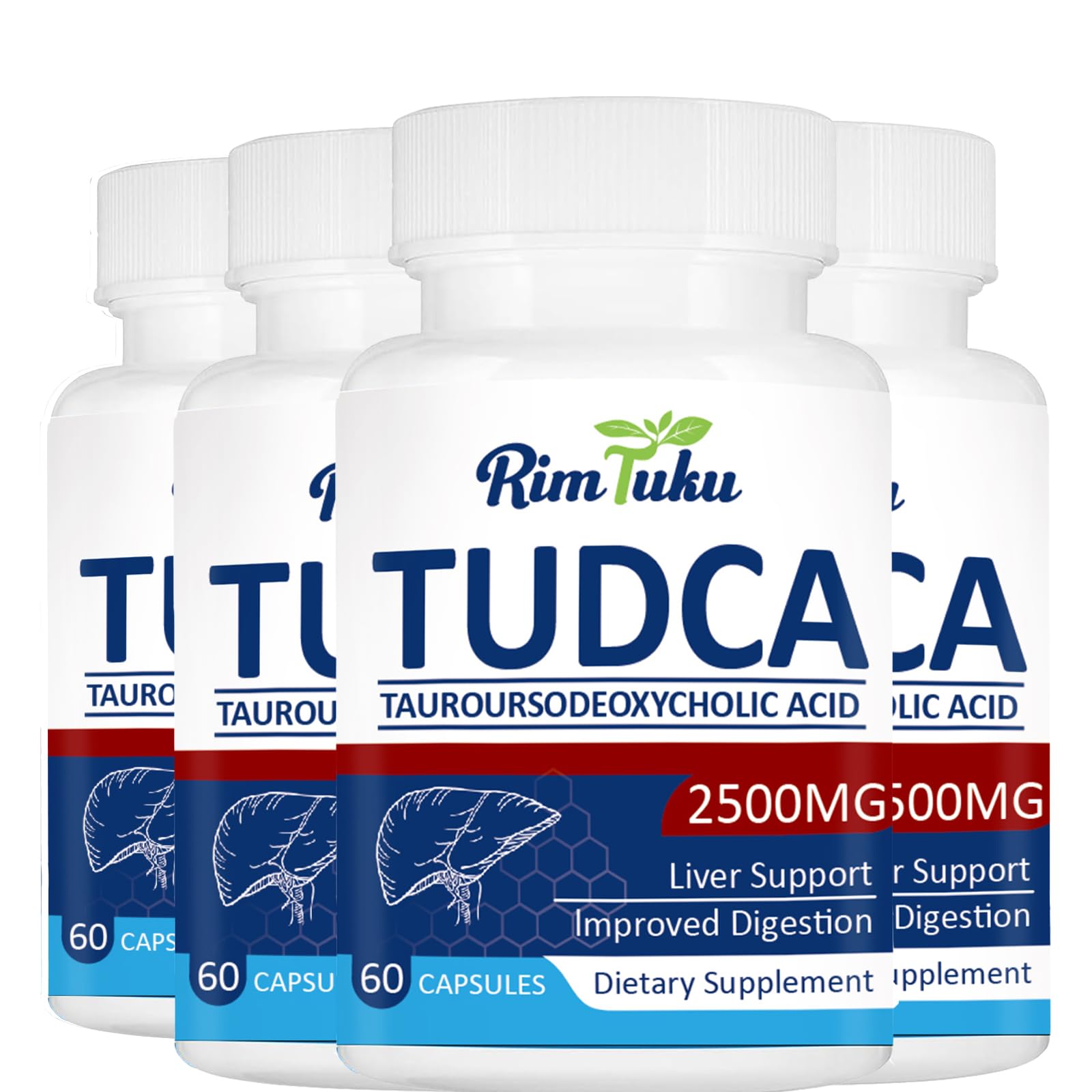 RimTuku 2500MG TUDCA bottle - premium liver-support formula