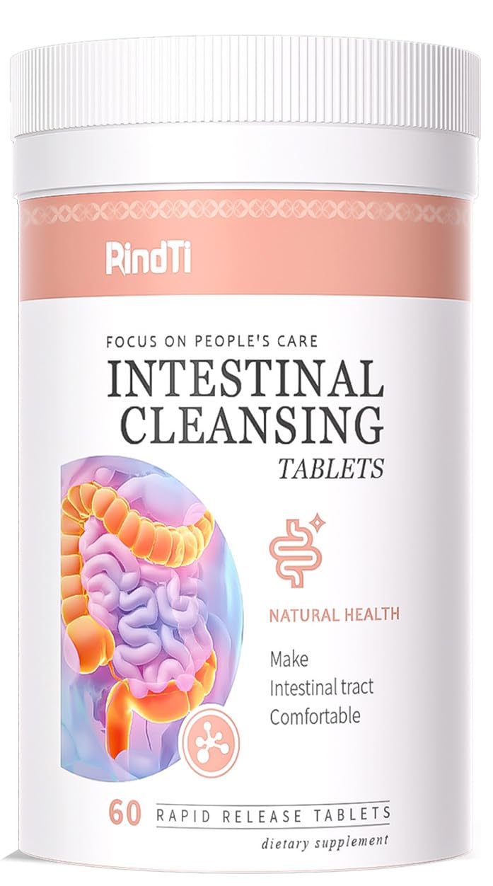 RindTi Colon Cleanse bottle with capsules for daily gut support.