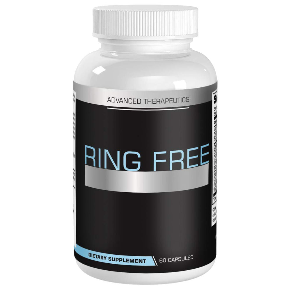 Ring Free tinnitus relief bottle with capsules for daily support