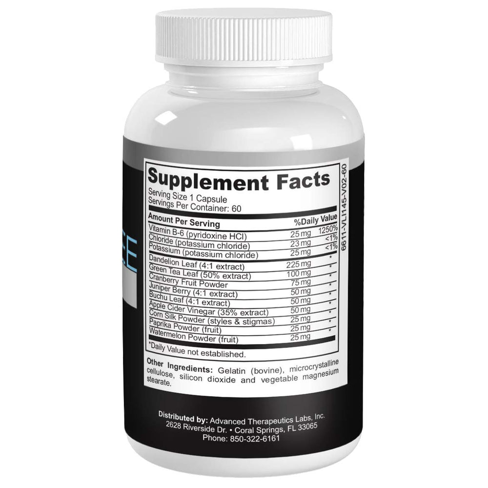 Ring Free capsules close-up beside bottle, highlighting natural formula