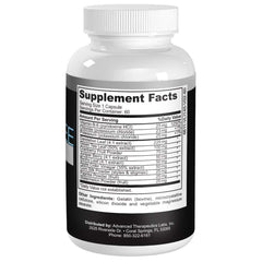 Ring Free capsules close-up beside bottle, highlighting natural formula