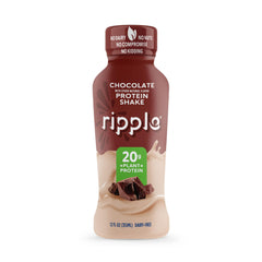 Ripple Shakes nutrition panel highlights iron and calcium