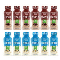 Ripple Shakes variety pack 12 oz for easy premade meals and snacks