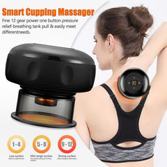 RIRC Smart Cupping Massager 4-in-1 side view for portable home use