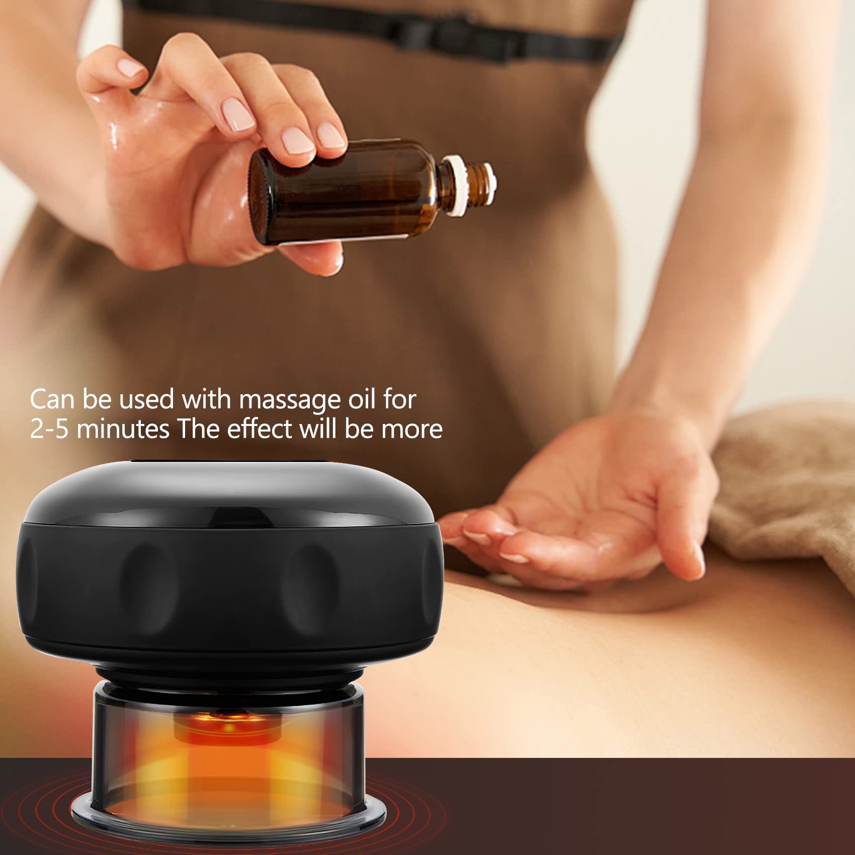RIRC Smart Cupping Massager portable travel case for on-the-go recovery
