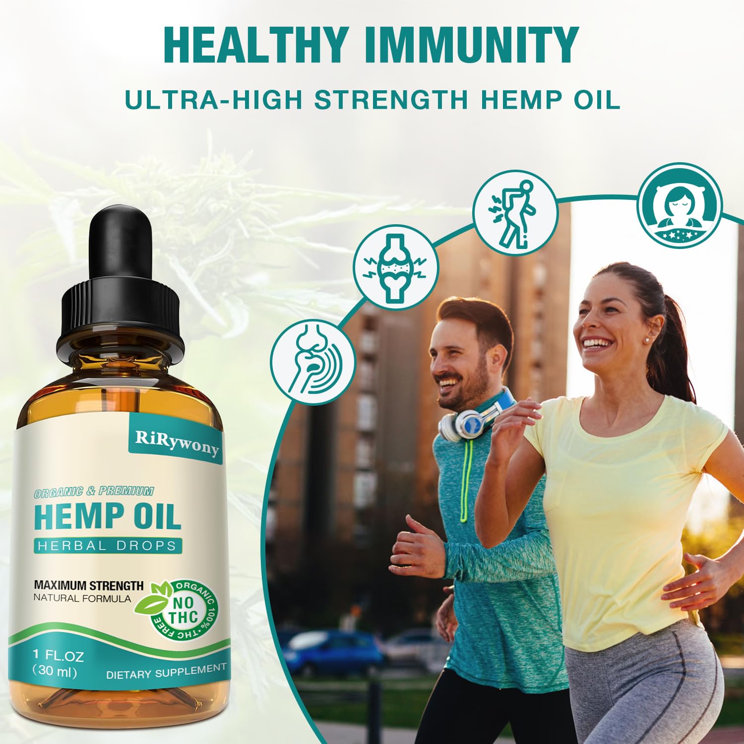 RiRywony Health 3 Pack Oil Drops packaging display highlighting quality
