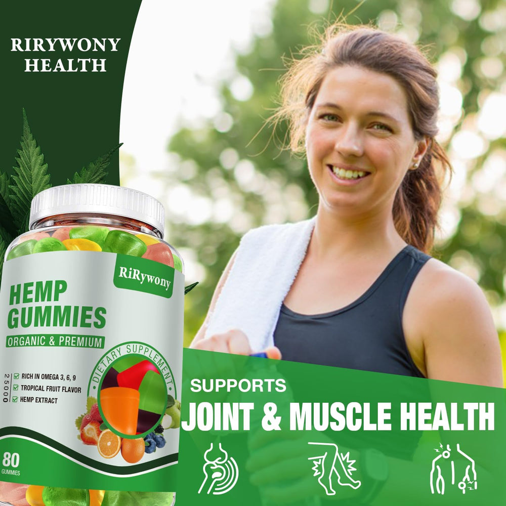 RiRywony Health Hemp Gummies CO2 extraction seal signals purity.