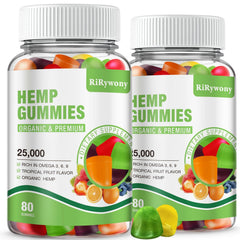 RiRywony Health Omega Gummies bottle for easy daily omega intake.