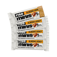 Rise Minis Almond Honey bar on the go suits travel-friendly snacking.