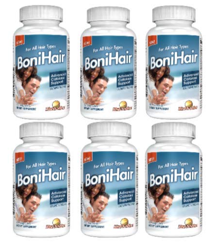 Rise-N-Shine BoniHair bottle front for daily hair vitality.