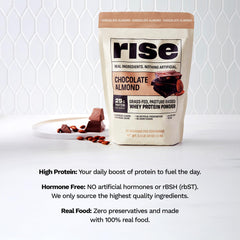 Rise Whey pasture-raised cows image signals grass-fed sourcing