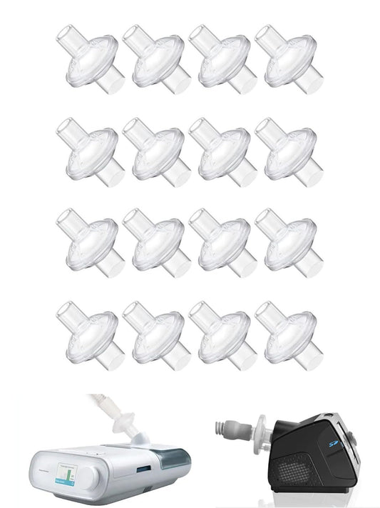 rislabo universal CPAP inline filter assembly showing easy setup and secure connections
