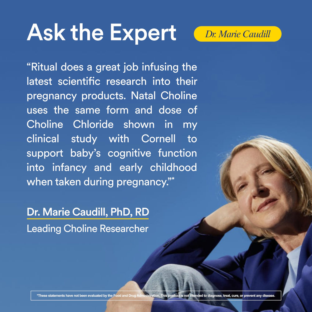 Ritual Natal Choline Non-GMO verification indicates GMO-free formulation