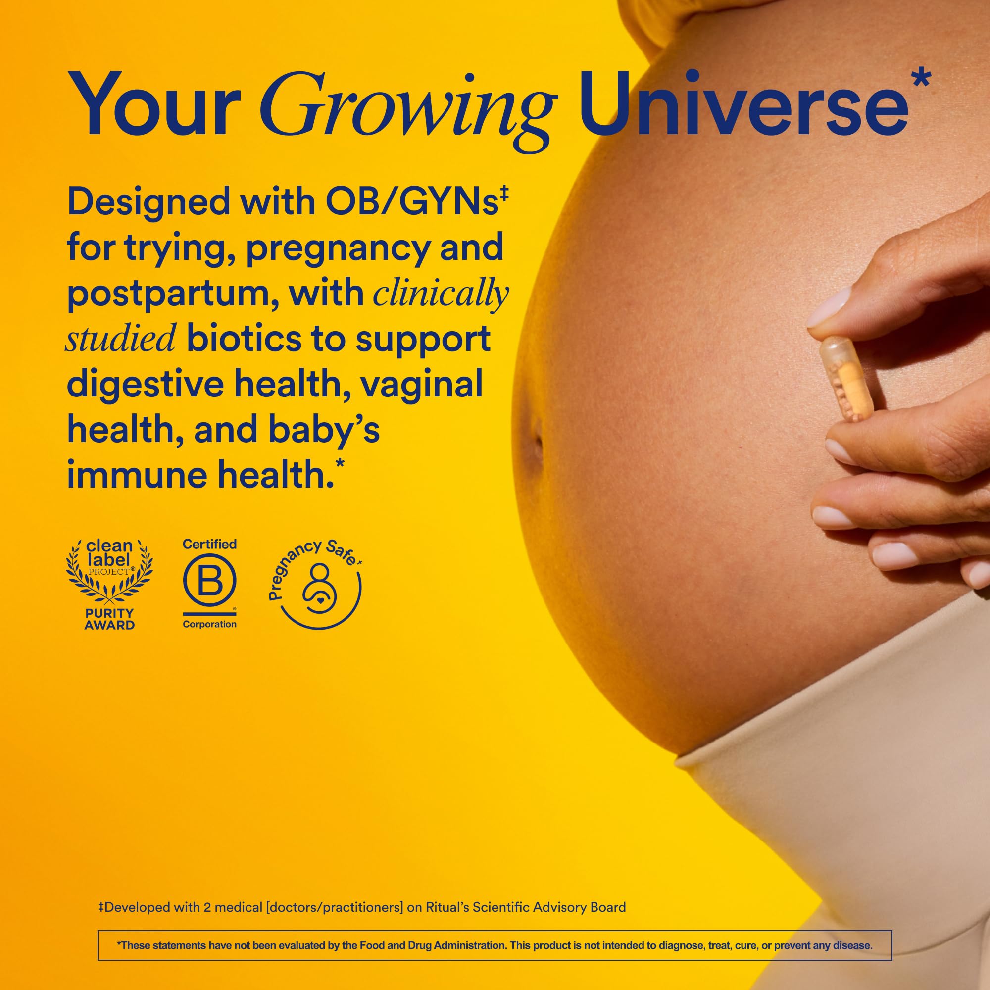 Ritual Natalbiotic nested tablet technology highlighting stability and release.