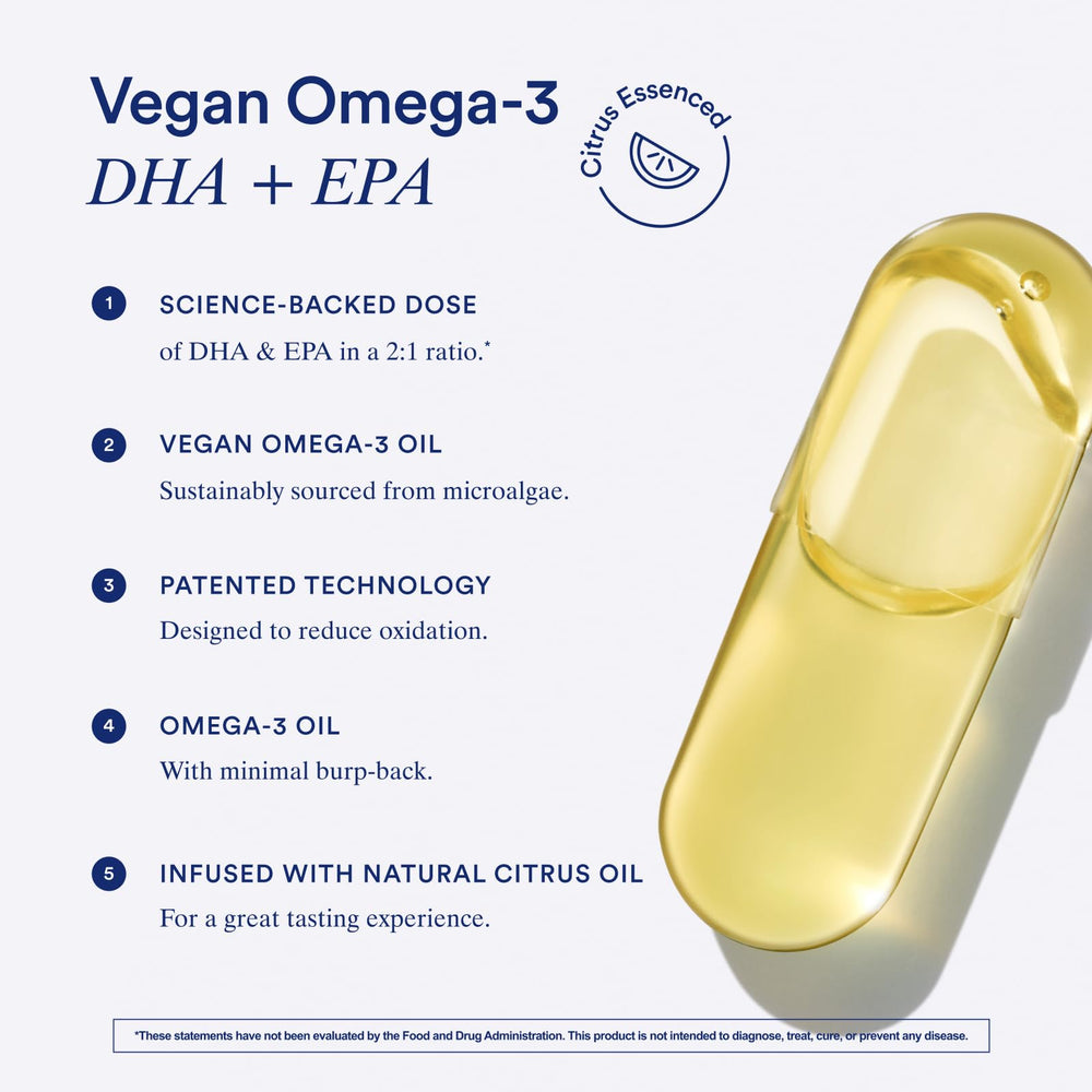 Ritual Omega-3 bottle pour showing easy daily intake.
