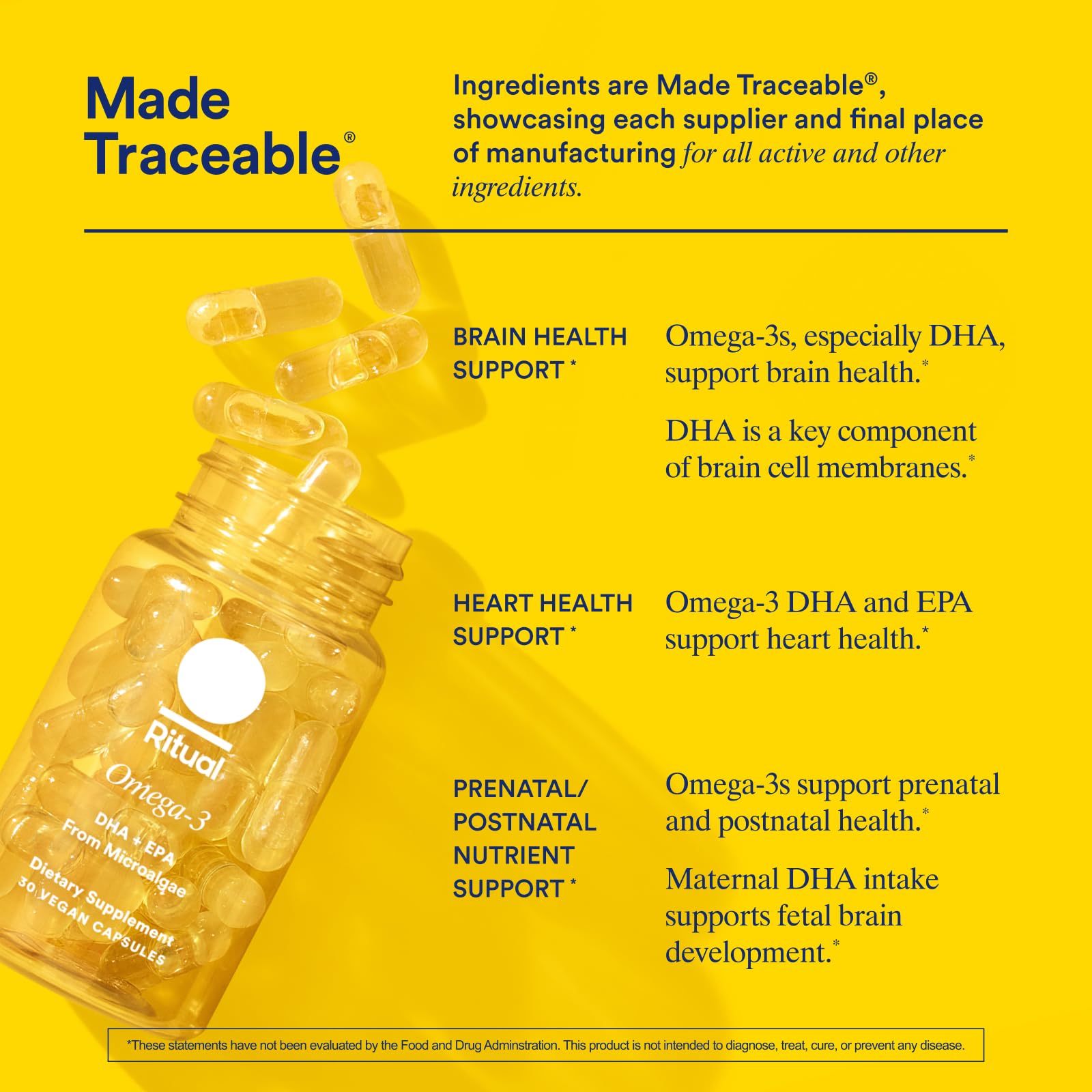 Ritual Omega-3 sustainably sourced microalgae from France.
