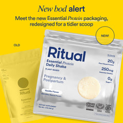 Ritual Prenatal Protein Missouri choline and USA peas shown for traceability