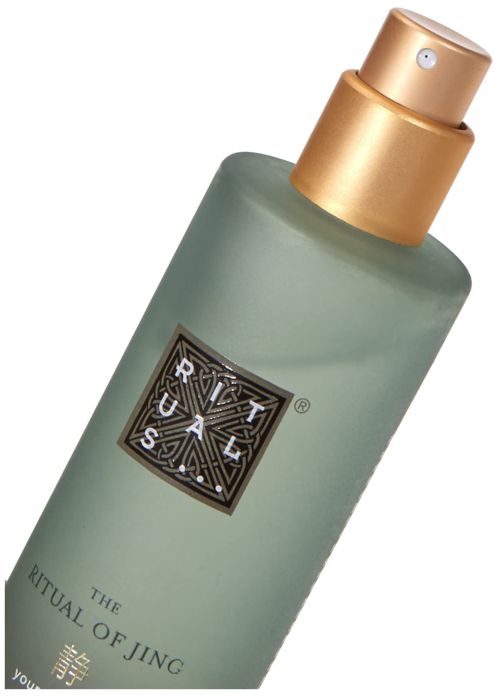 RITUALS Jing Deep Sleep Pillow Mist on a pillowcase for tranquil ambience.