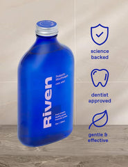 Riven Probiotic Mouthwash ingredients list with xylitol and prebiotics