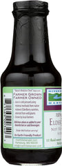 River Hills Harvest Elderberry Juice pour from bottle into glass, ready to enjoy.