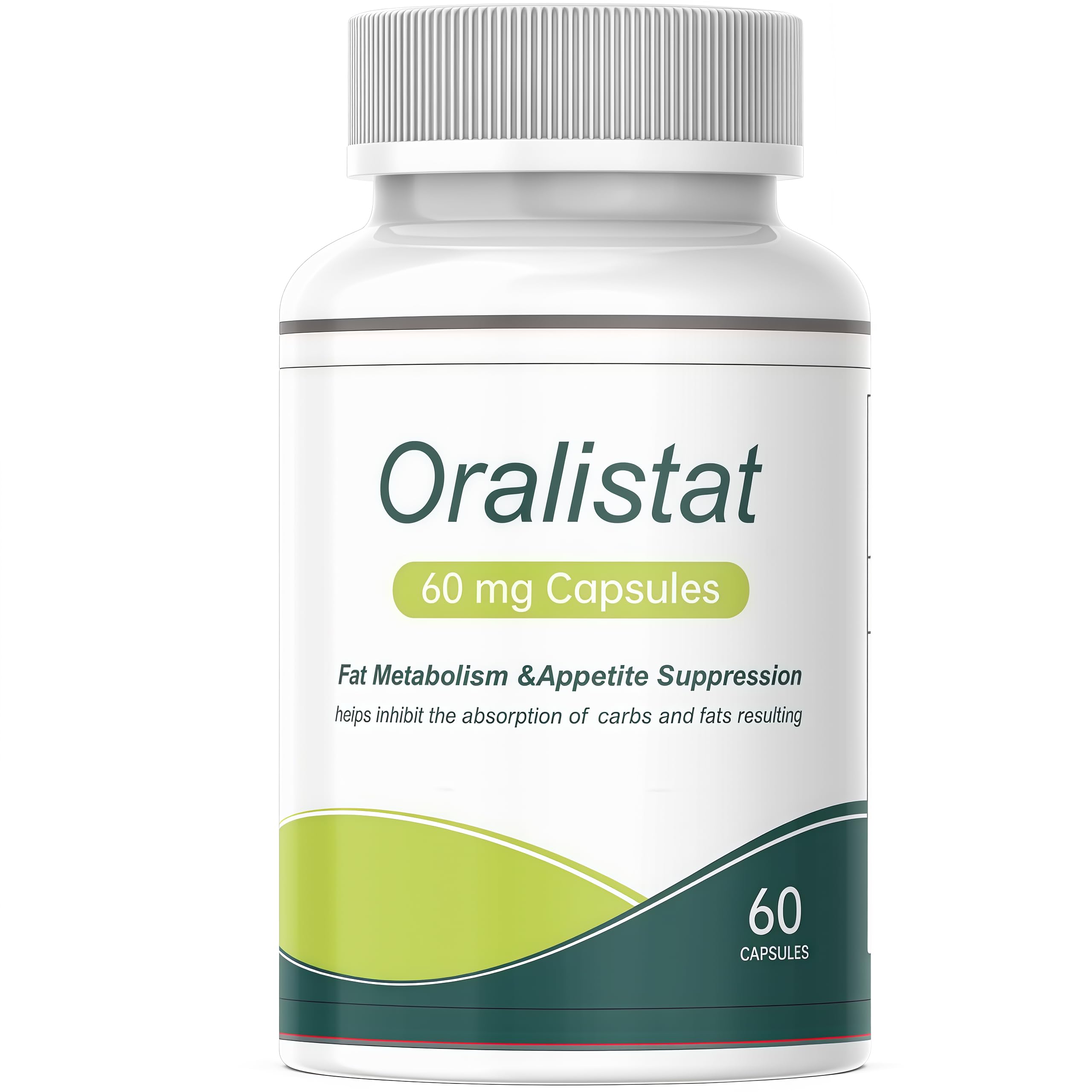 Rivocoda Oralistat bottle shot for cravings support and daily wellness