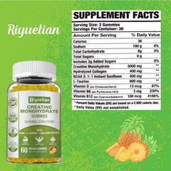 Close-up of gummies highlighting pineapple flavor and sugar-free formula.