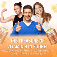 Riyuetian Vitamin B Complex Gummies may support daily mood and energy.