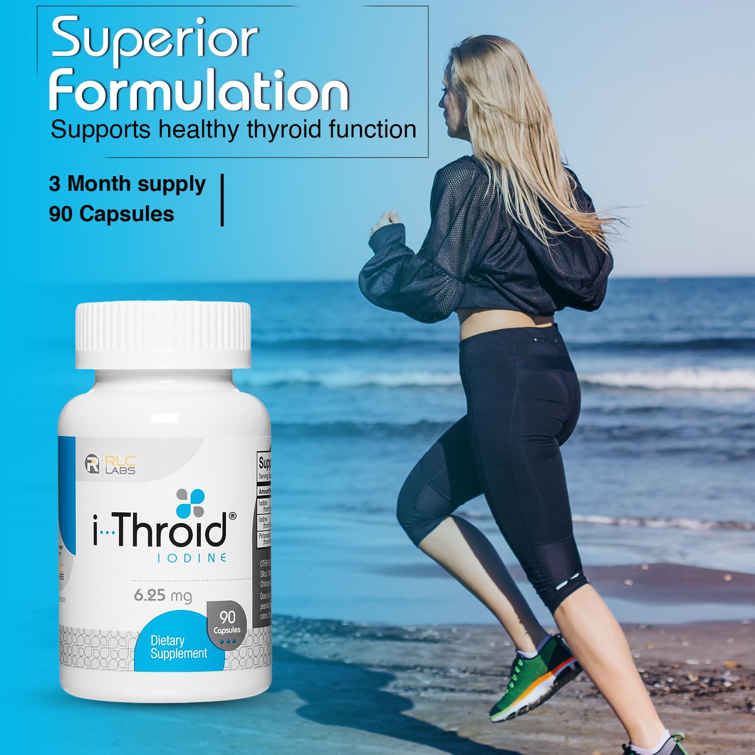 RLC Labs i-Throid antioxidant blend visual suggesting broader support.