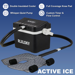 RLXLOKY insulated tube enables steady cold transfer to the knee pack.