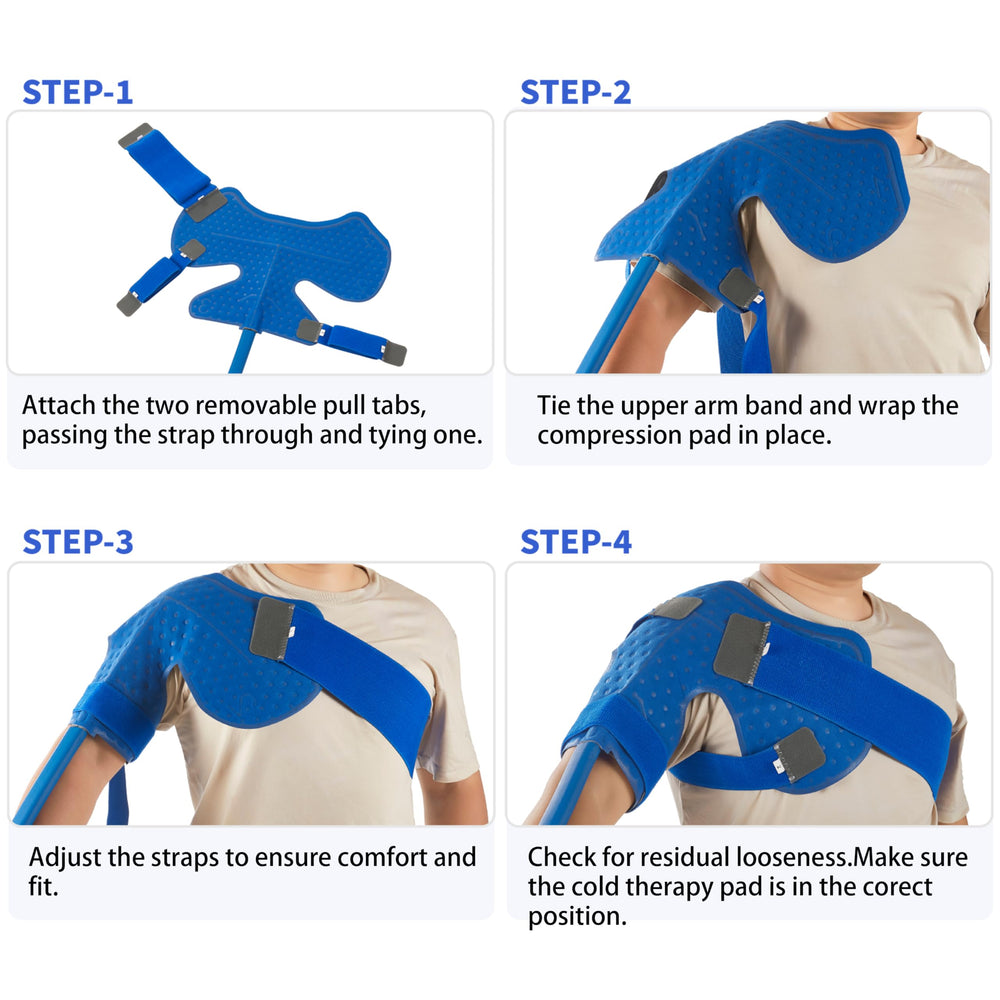 RLXLOKY freezer-ready therapy pad allows reusable cooling without ice mess.