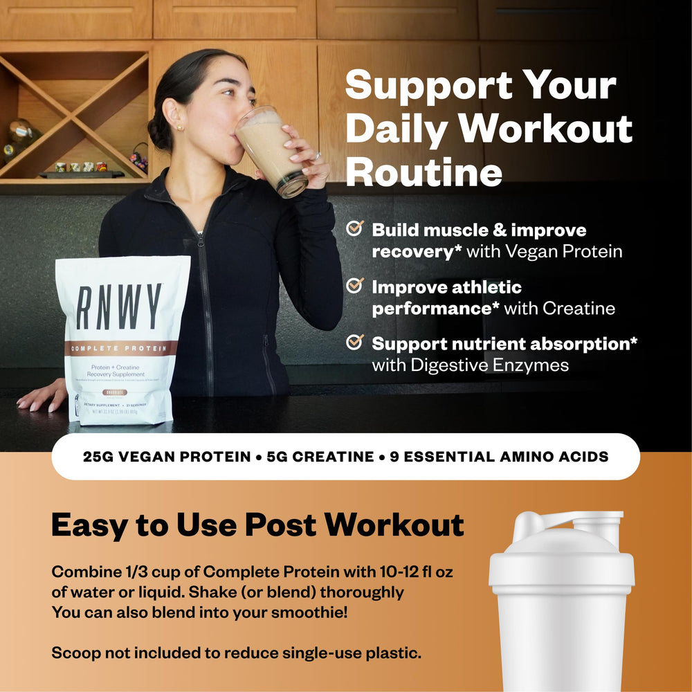 RNWY Informed Sport certified seal on product packaging.