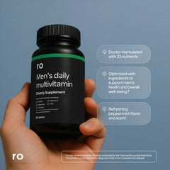 Ro Daily Multivitamin for Men tablets ready for daily use.
