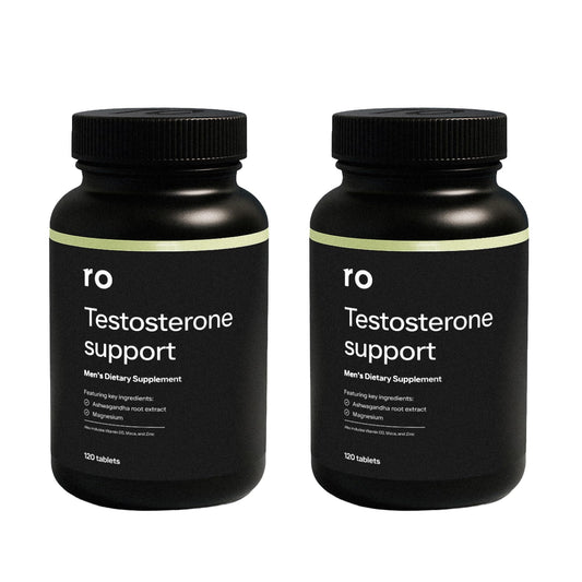 Ro Testosterone Support with ashwagandha bottle for daily vitality