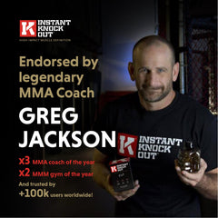 ROAR AMBITION Instant Knockout usage area showing dosing cues for daily use