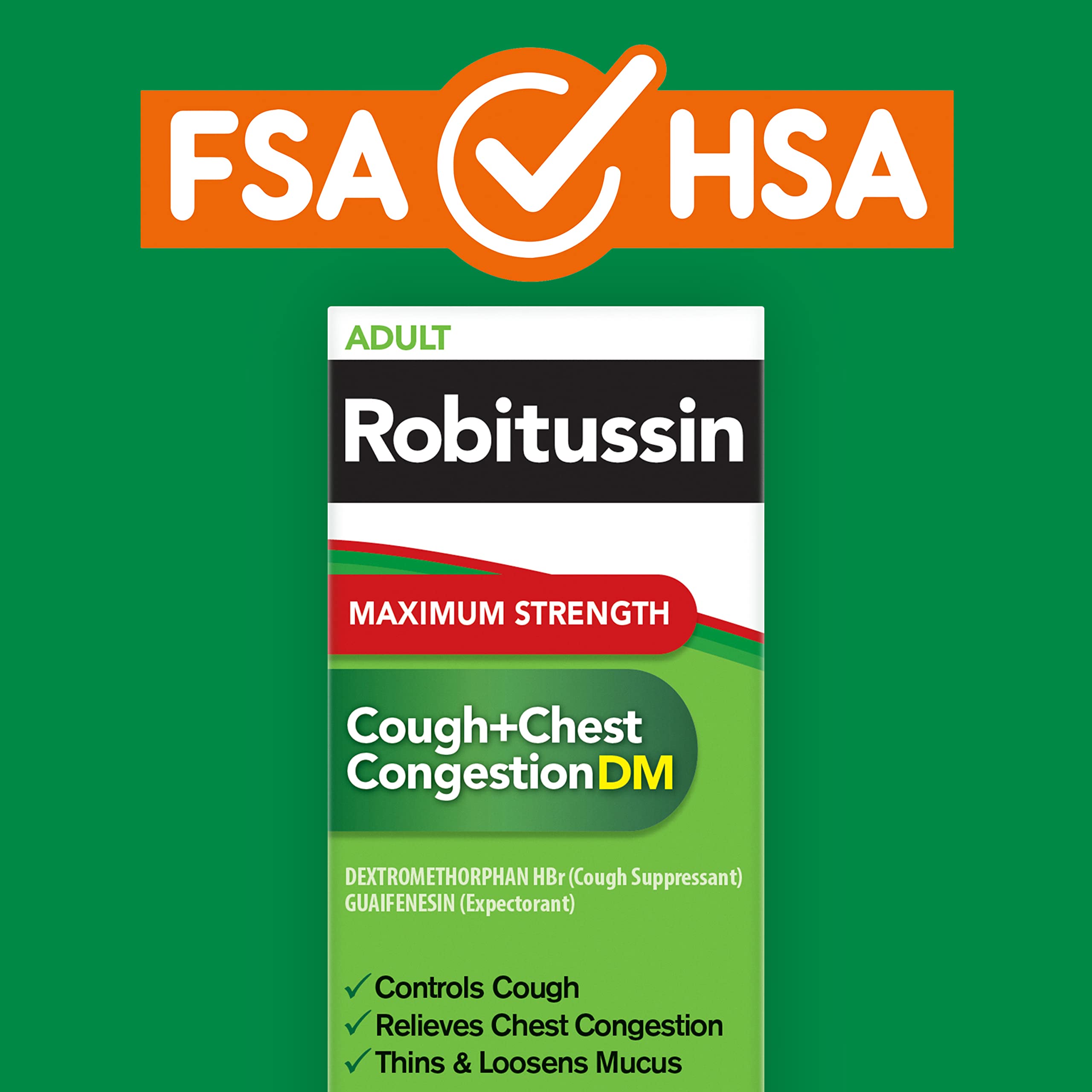 Robitussin adult-dosing instructions image highlights age suitability