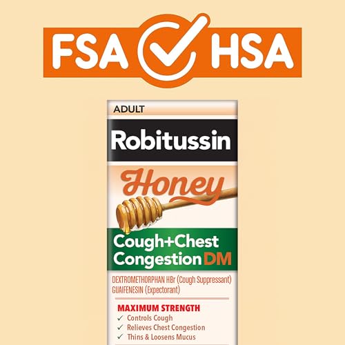 Robitussin Honey DM packaging confirming 12 plus compatibility.