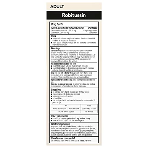 Robitussin measuring dosing cup demonstrates precise 20 mL dosing