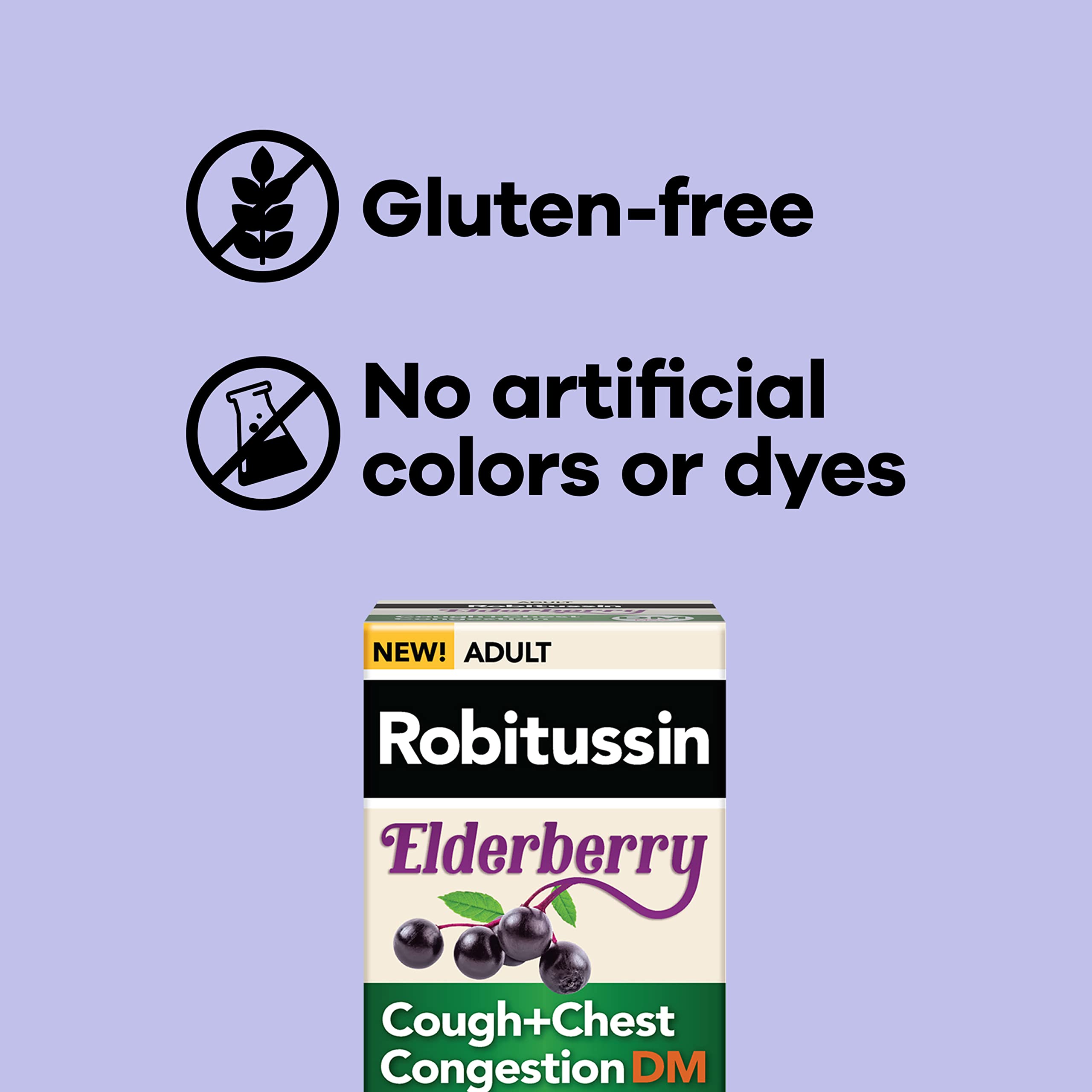 Robitussin non-drowsy liquid delivers daytime cough relief
