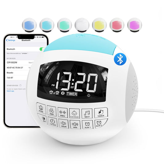 ROCAM 42 Sound White Noise Machine front view showing all-in-one sleep aids
