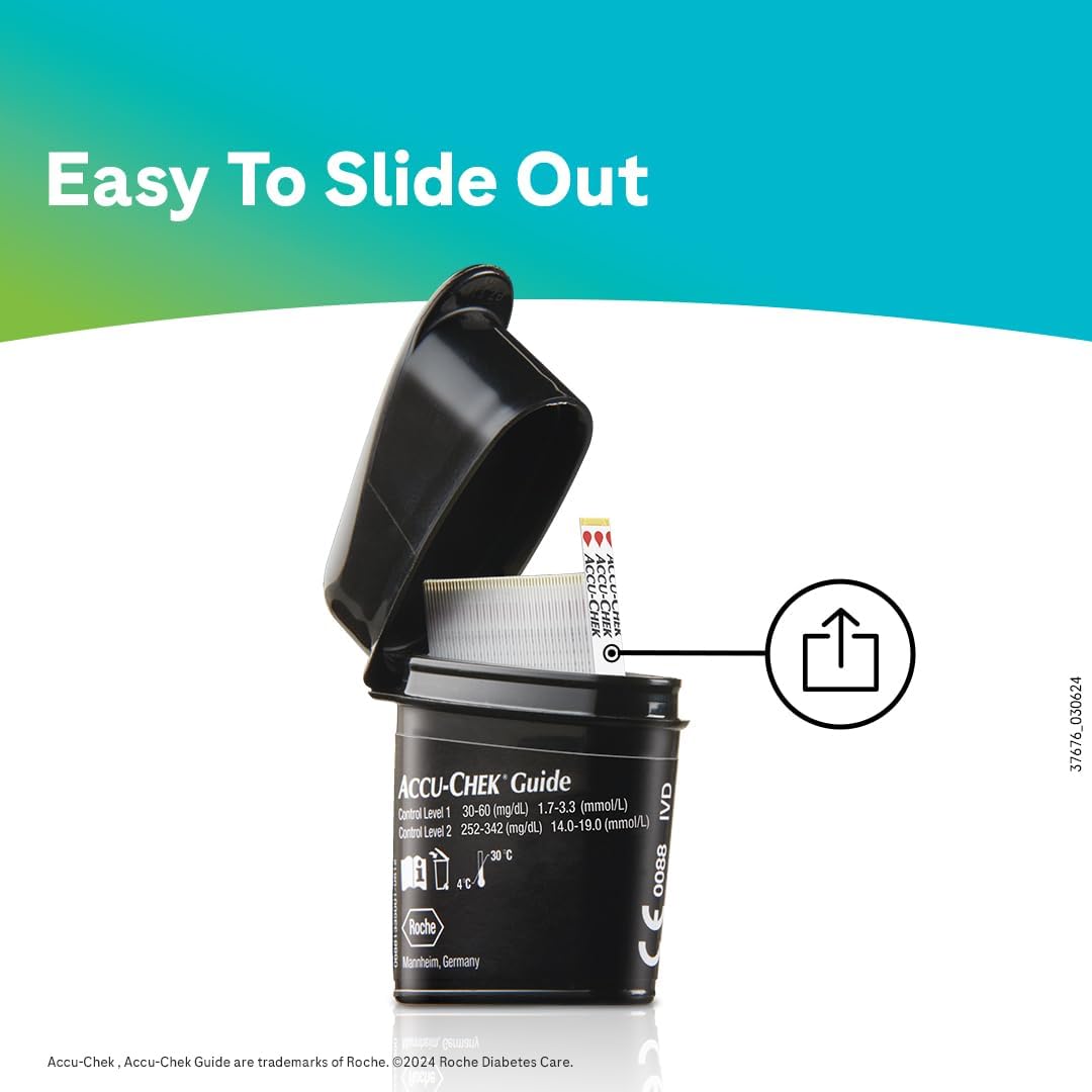 Roche Accu-Chek Guide results reading on meter
