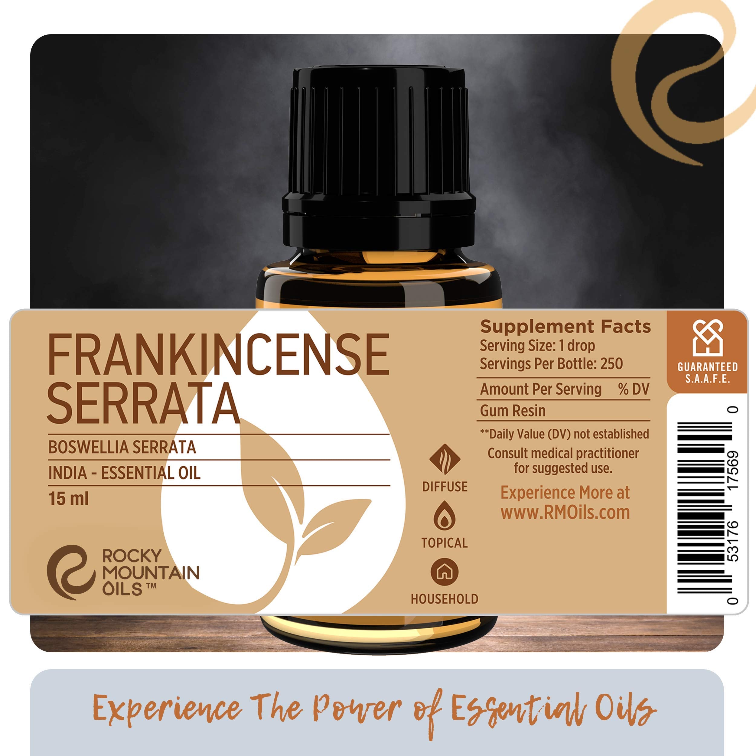 DIY candle shot featuring Frankincense Serrata for warm ambiance