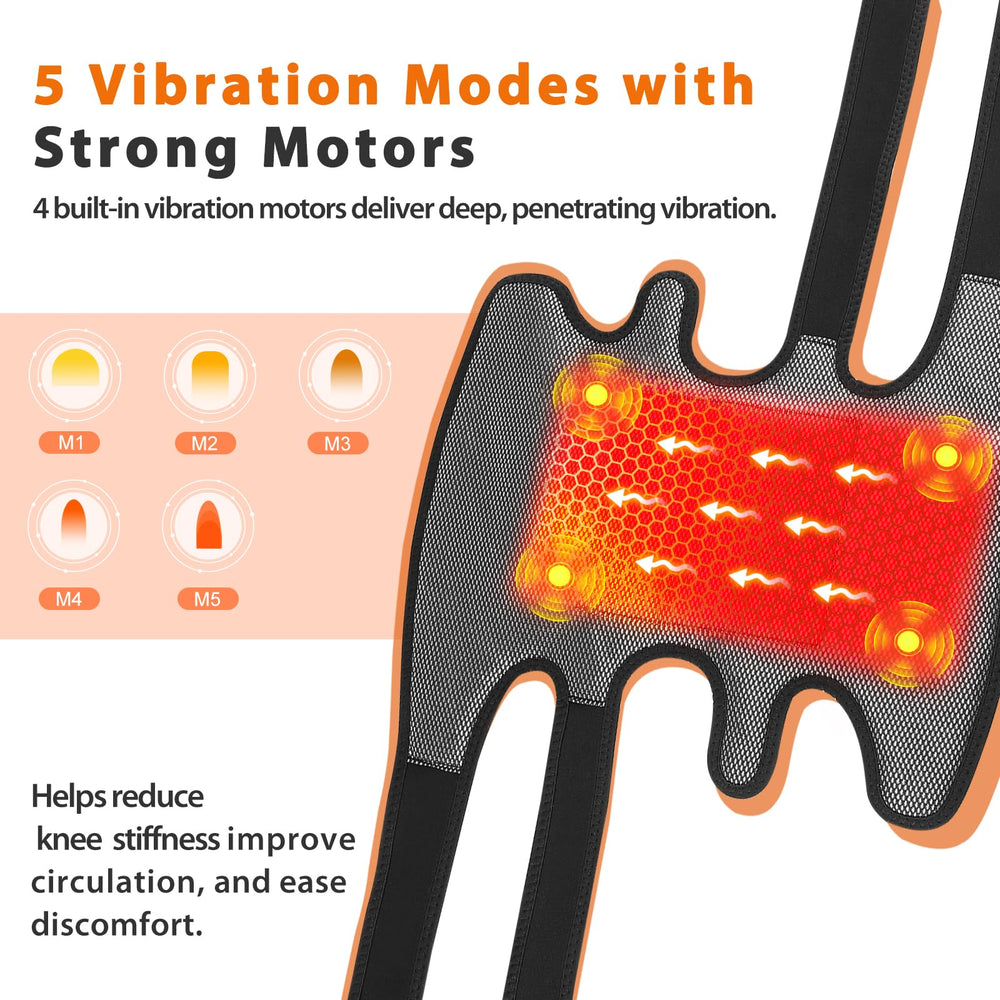 ROHVEMJ knee heating pad offers 3 heat levels for customizable warmth