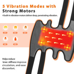 ROHVEMJ knee heating pad offers 3 heat levels for customizable warmth