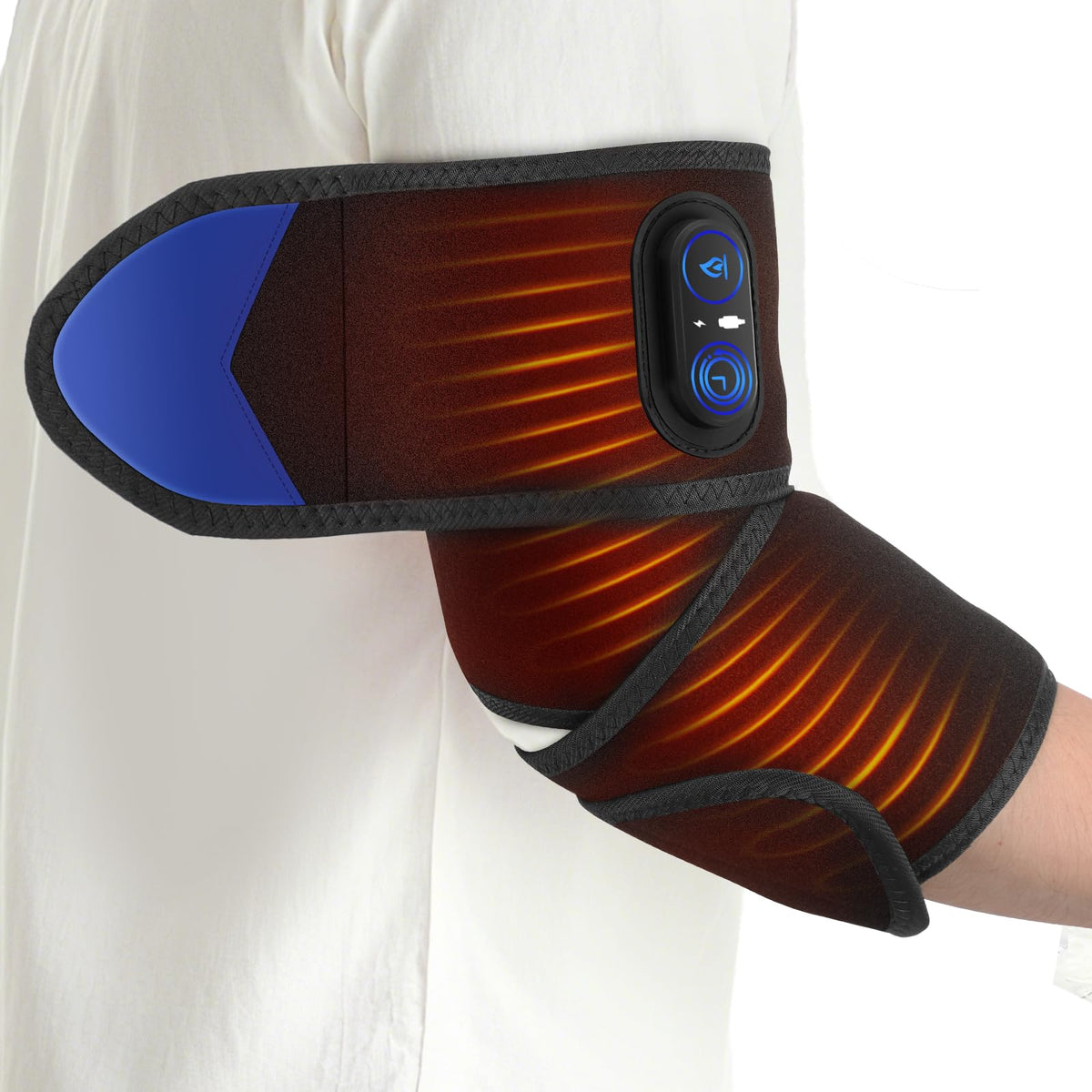 ROHVEMJ cordless heating pad elbow wrap delivers targeted warmth for tense elbows.
