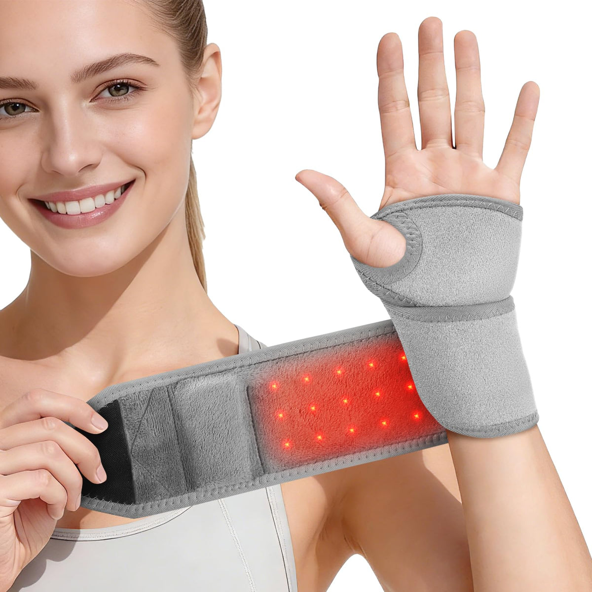 ROHVEMJ cordless wrist heating pad for targeted warmth during work.