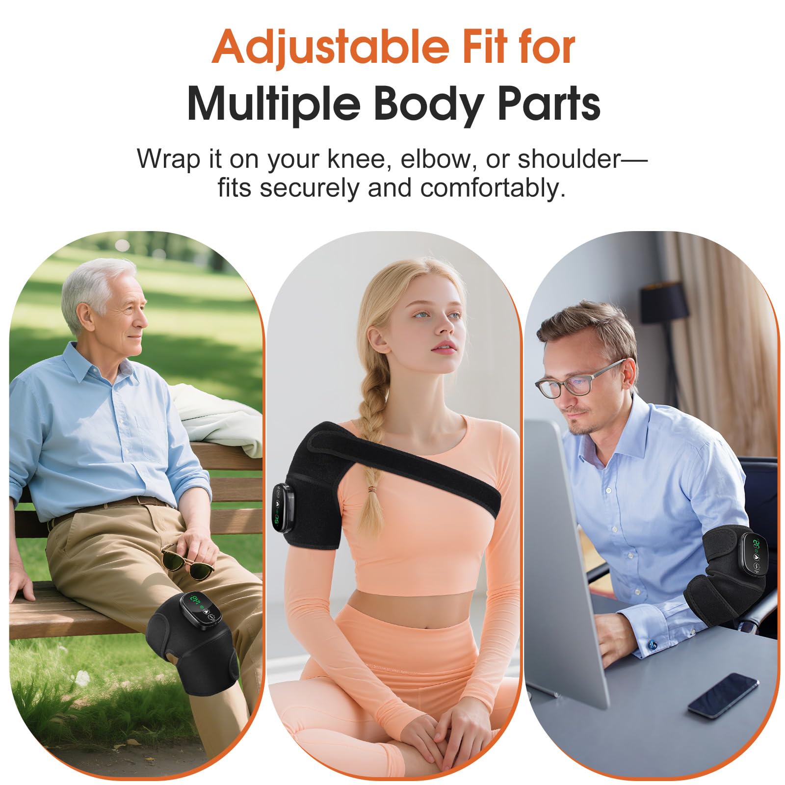 ROHVEMJ adjustable strap ensures secure, comfortable fit on any leg