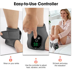ROHVEMJ massage mode active for soothing foot relief.